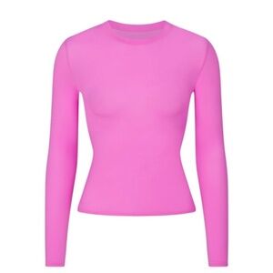 Skims Limited Edition "Neon Orchid Fits Everybody" Longsleeve Tee